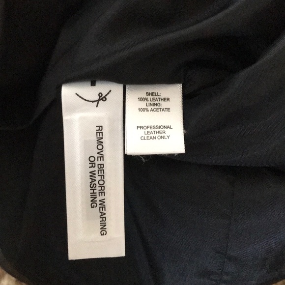 Ann Taylor Loft 100% leather skirt - Picture 8 of 11